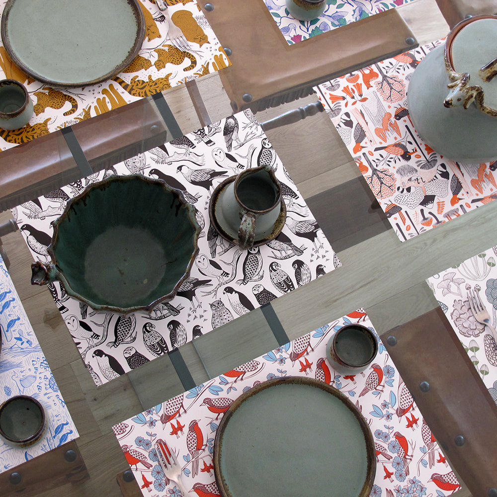 set 32 individuales de papel 1