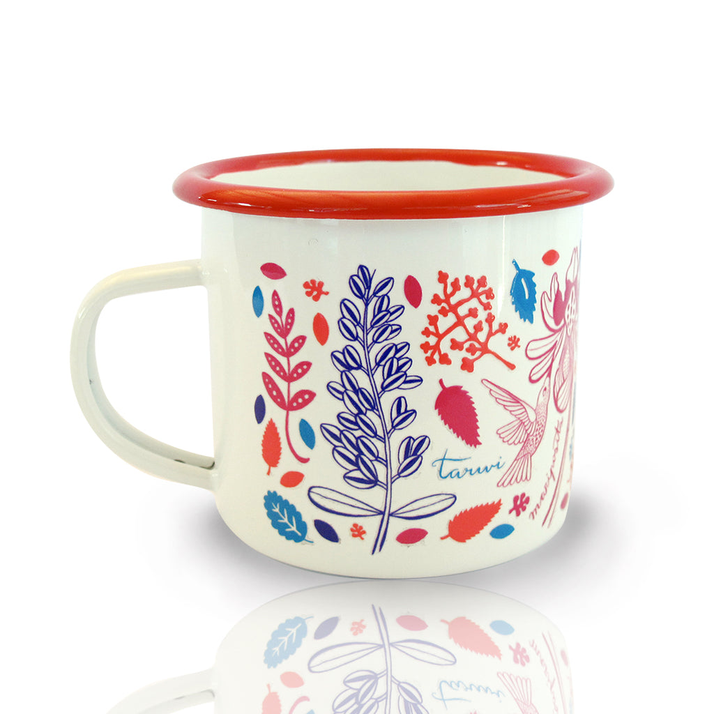 tazon enlozado flora nativa